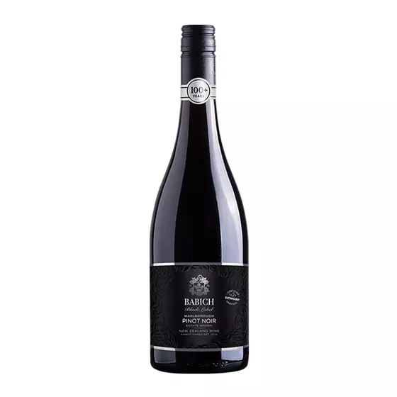 Babich Black Label Pinot Noir 2020 új-zélandi bor Marlborough-ból
